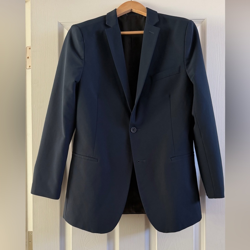 Calvin Klein Collection Dark Blue Suit (Jacket & Pants)